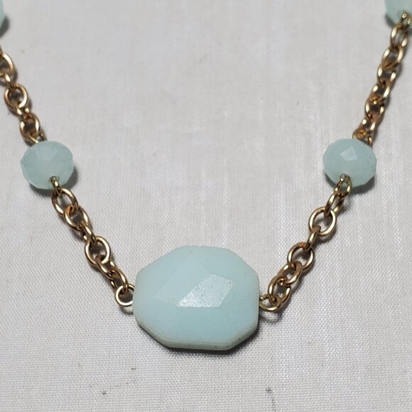 SPRING STREET by Nordstrom Multi Stone with Gold Chain Necklace: - Picture 5 of 7